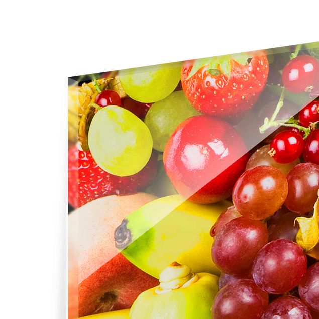 Obrazy na szkle artyści Kolorowe owoce egzotyczne
