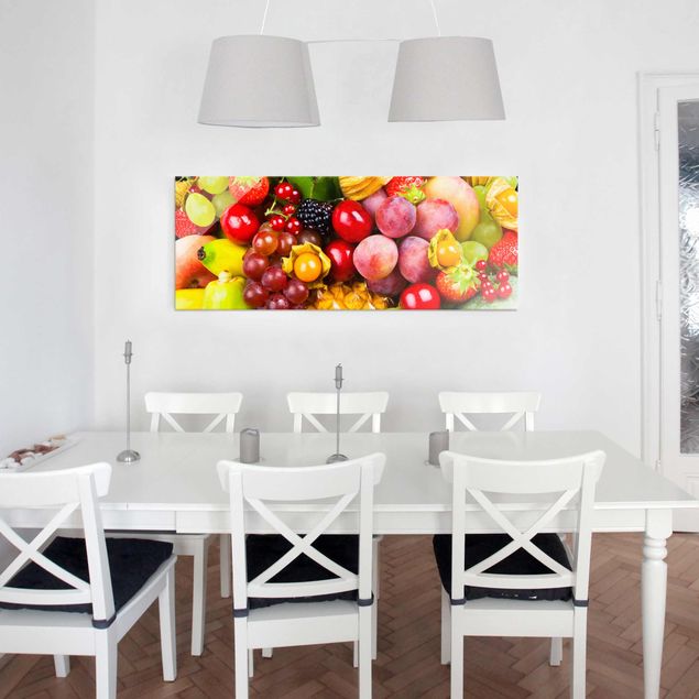 Obrazy na ścianę Kolorowe owoce egzotyczne