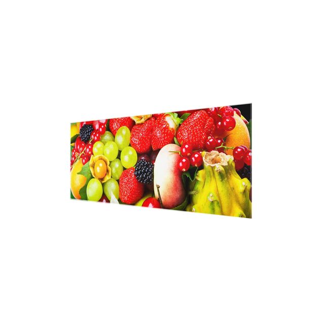 Obrazy na szkle panorama Kosz na owoce