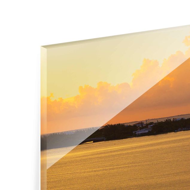 Obrazy na szkle wybrzeże Zachód słońca w Meksyku