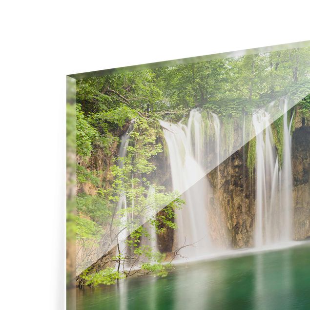 Obrazy krajobraz Wodospad Plitwickie Jeziora
