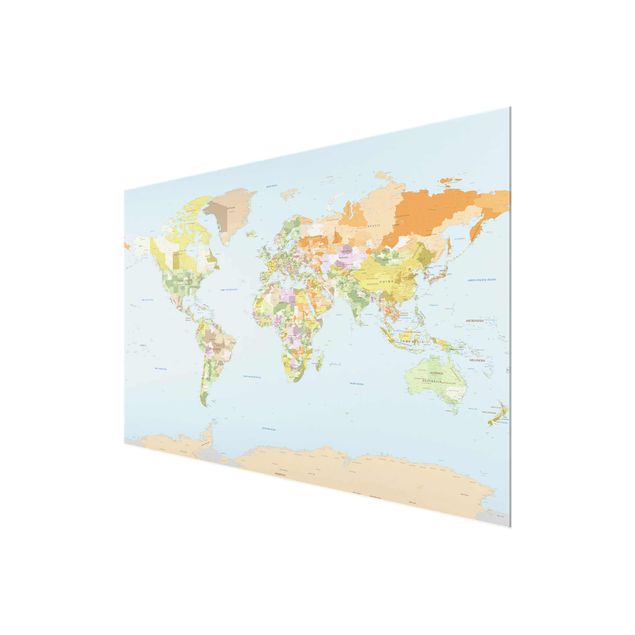 Obrazy nowoczesny Polityczna mapa świata