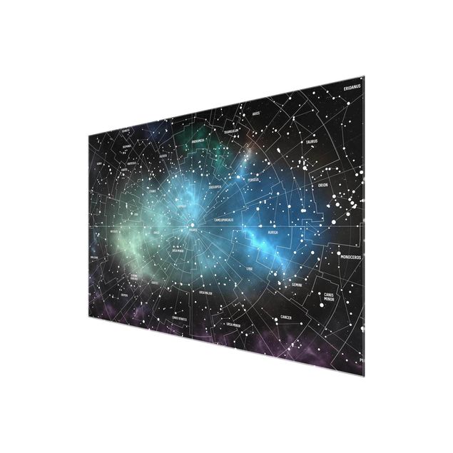 Nowoczesne obrazy Obrazy gwiazd Mapa mgławic galaktyk