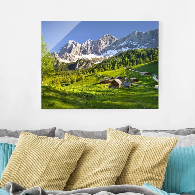 Obrazy na szkle poziomy Styria Alpejska łąka