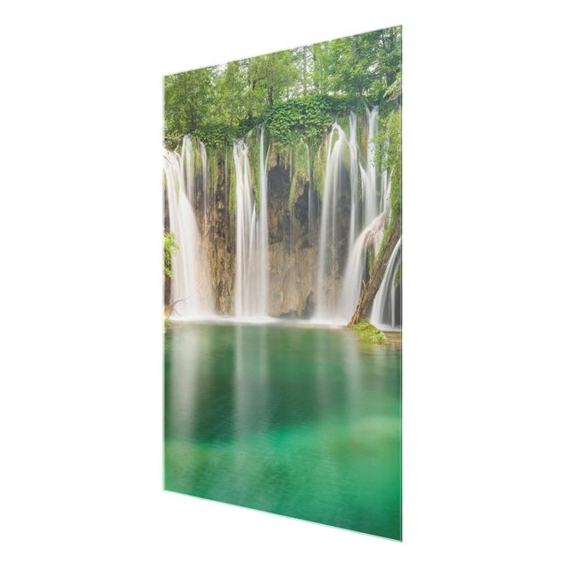 Obrazy nowoczesne Wodospad Plitwickie Jeziora