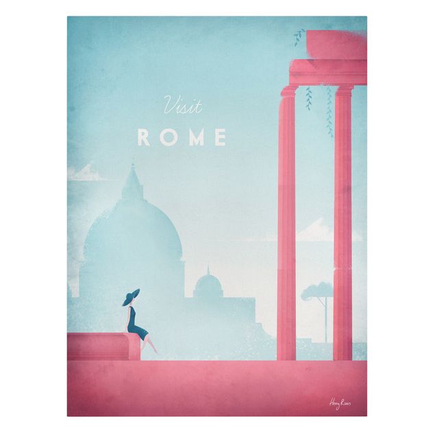 Obrazy portret Plakat podróżniczy - Rzym