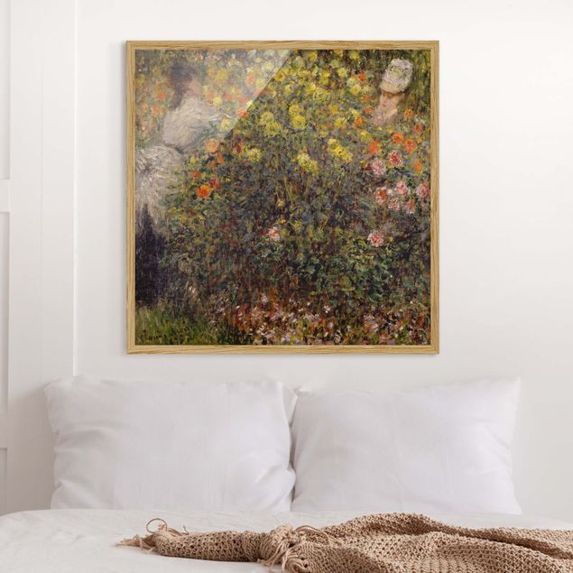 Obrazy impresjonizm Claude Monet - Ogród kwiatowy
