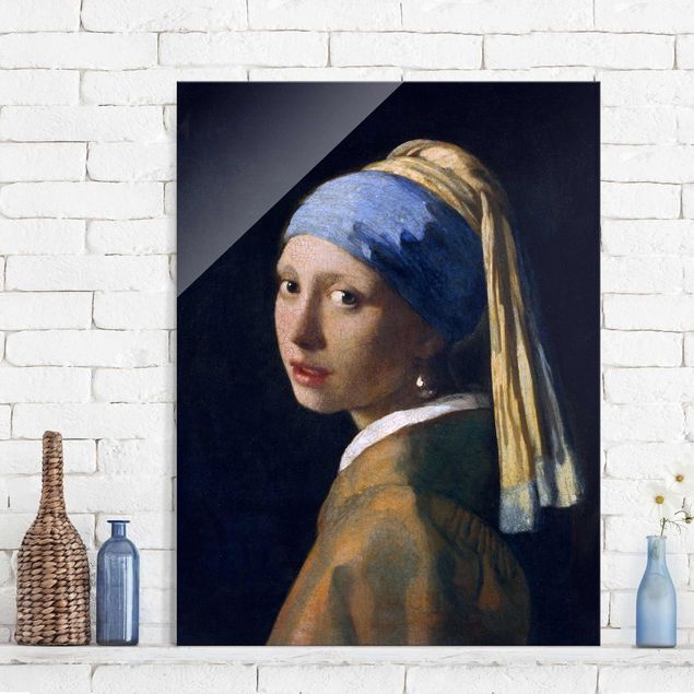 Artystyczne obrazy Jan Vermeer van Delft - Dziewczyna z perłowymi kolczykami