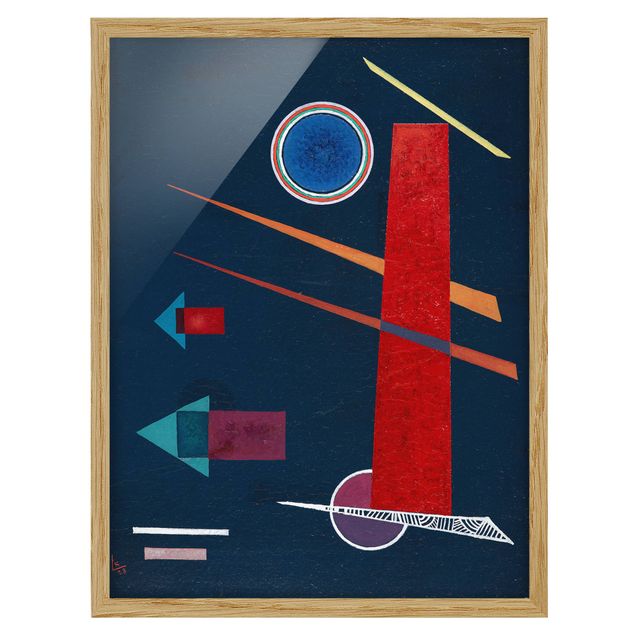 Obrazy w ramie do korytarzu Wassily Kandinsky - Mighty Red