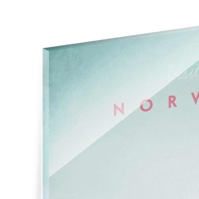 Obrazy z górami Plakat podróżniczy - Norwegia