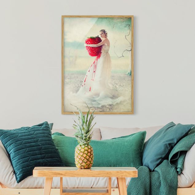 Obrazy w ramie krajobraz Księżniczka truskawkowa