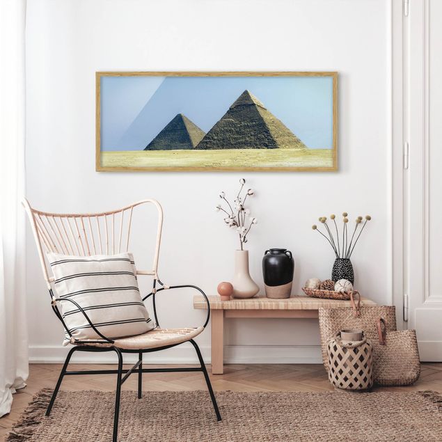 Obrazy w ramie do łazienki Piramidy w Gizie