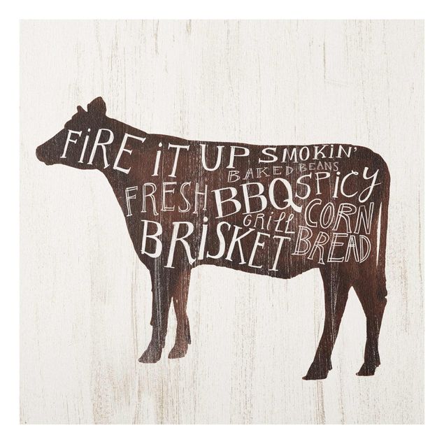 Obrazy powiedzenia Gospodarstwo BBQ - krowa