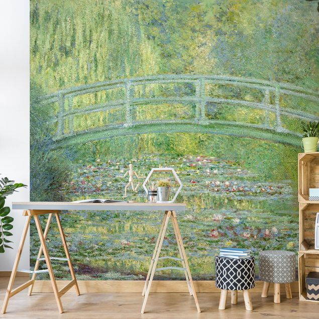 Tapety róże Claude Monet - Mostek japoński