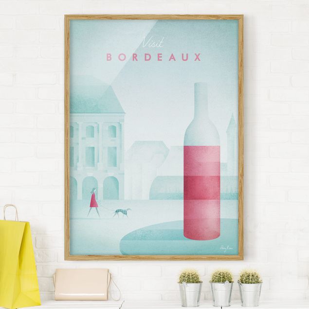 Dekoracja do kuchni Plakat podróżniczy - Bordeaux