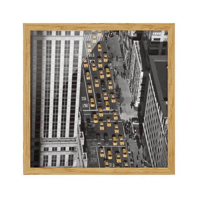 Obrazy w ramie do korytarzu Ruch taksówek na Manhattanie