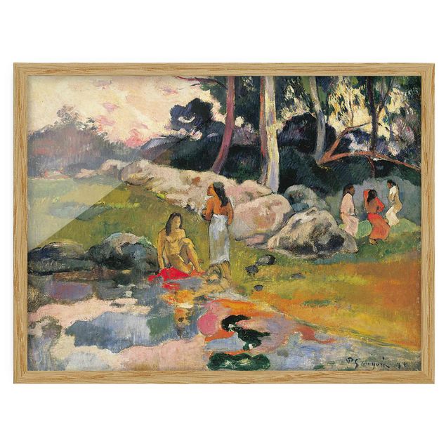 Obrazy w ramie krajobraz Paul Gauguin - brzeg rzeki
