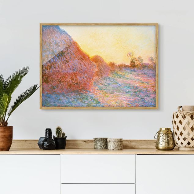 Impresjonizm obrazy Claude Monet - Straw Ricks