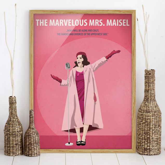 Dekoracja do kuchni Plakat filmowy The marvelous Mrs Maisel