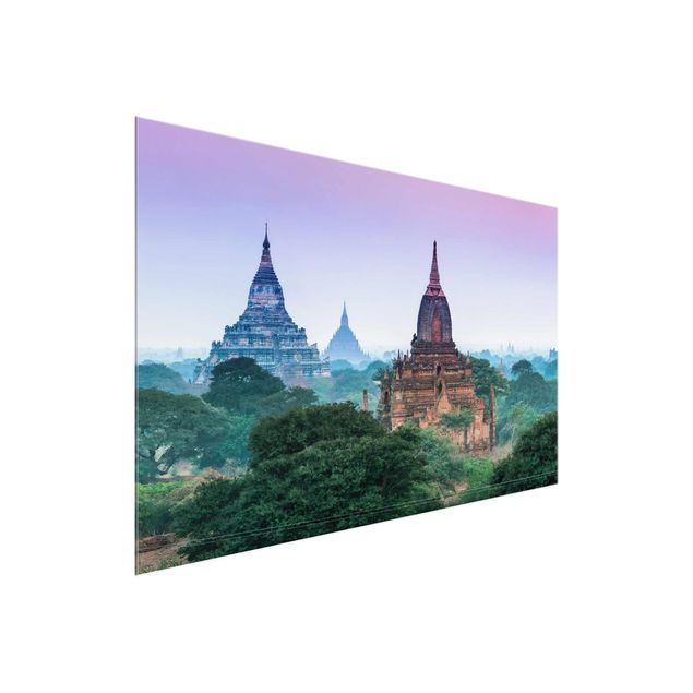 Obrazy na szkle poziomy Budynek sakralny w Bagan