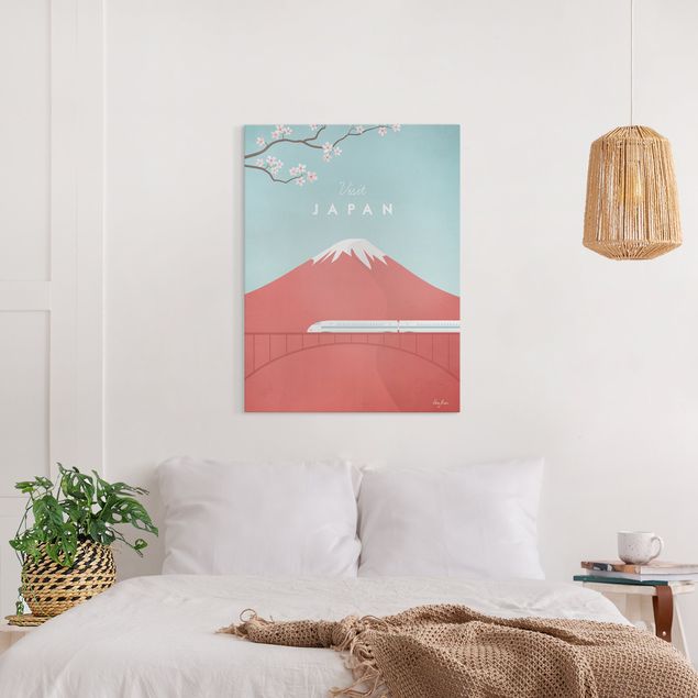 Obrazy góry Plakat podróżniczy - Japonia