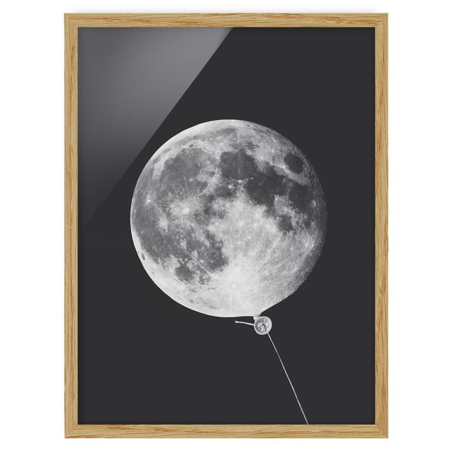 Obrazy w ramie do korytarzu Balon z księżycem