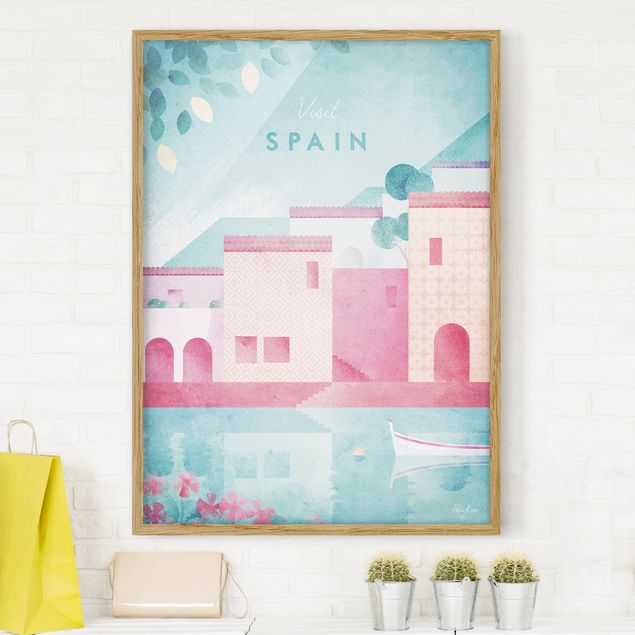 Dekoracja do kuchni Plakat podróżniczy - Hiszpania