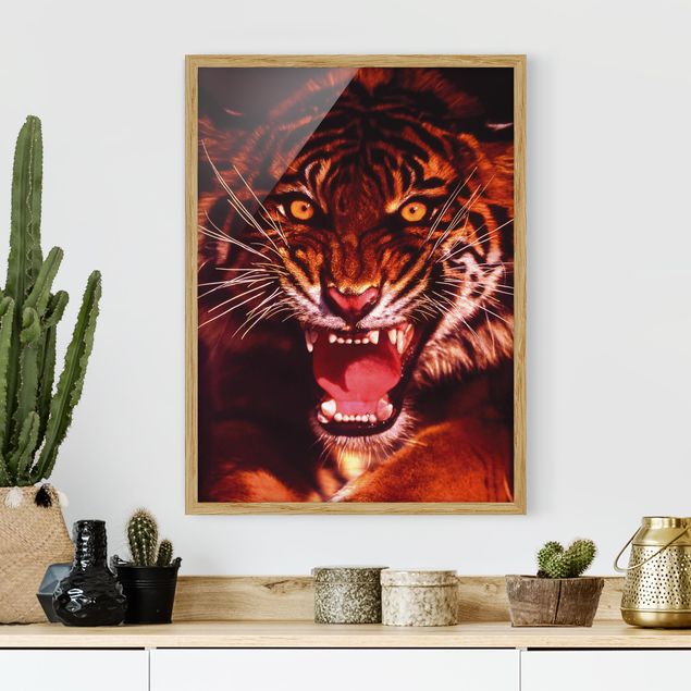 Dekoracja do kuchni Dziki tygrys