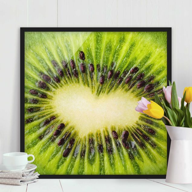 Obrazy owoc Serce Kiwi