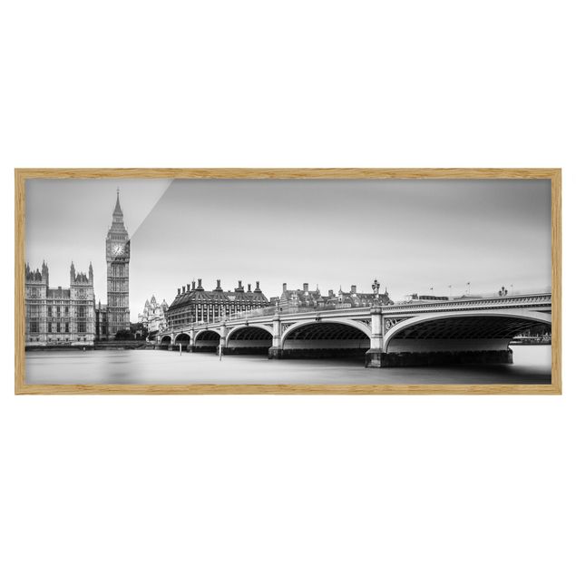 Obrazy w ramie do łazienki Most Westminsterski i Big Ben