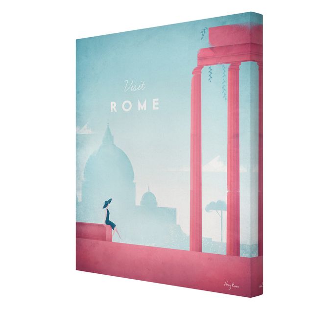 Obraz vintage Plakat podróżniczy - Rzym