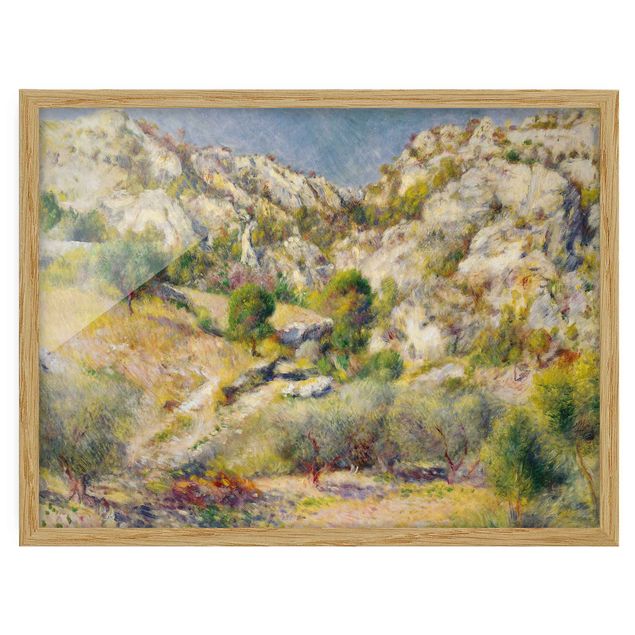 Obrazy w ramie krajobraz Auguste Renoir - Skały w pobliżu Estaque