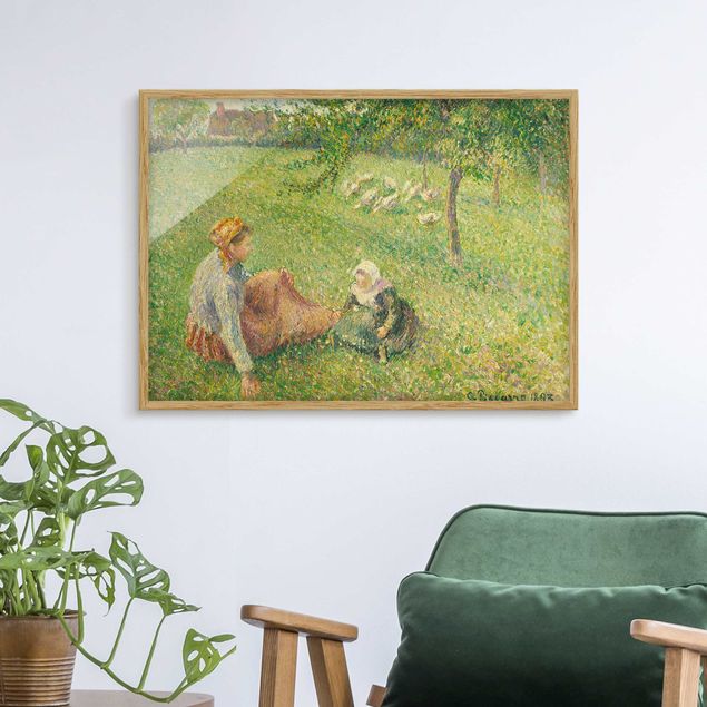 Impresjonizm obrazy Camille Pissarro - Pasterz gęsi