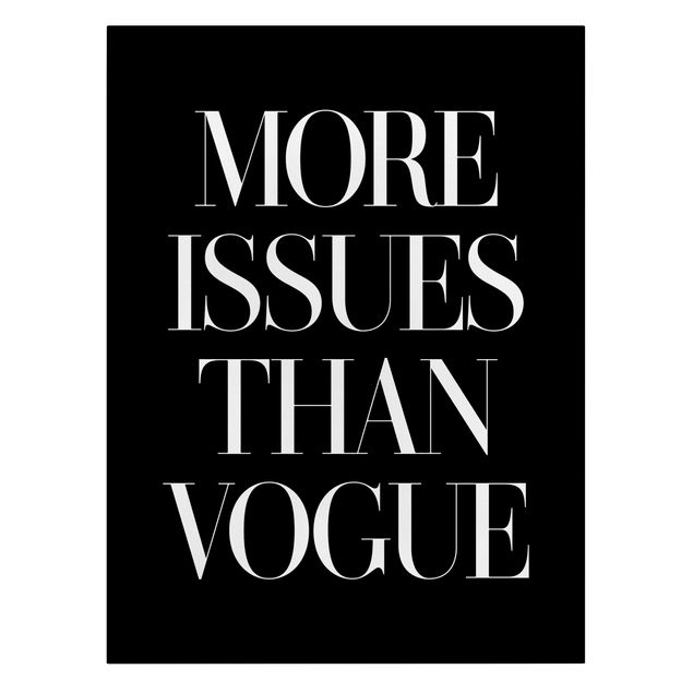 Obrazki czarno białe Więcej problemów niż Vogue