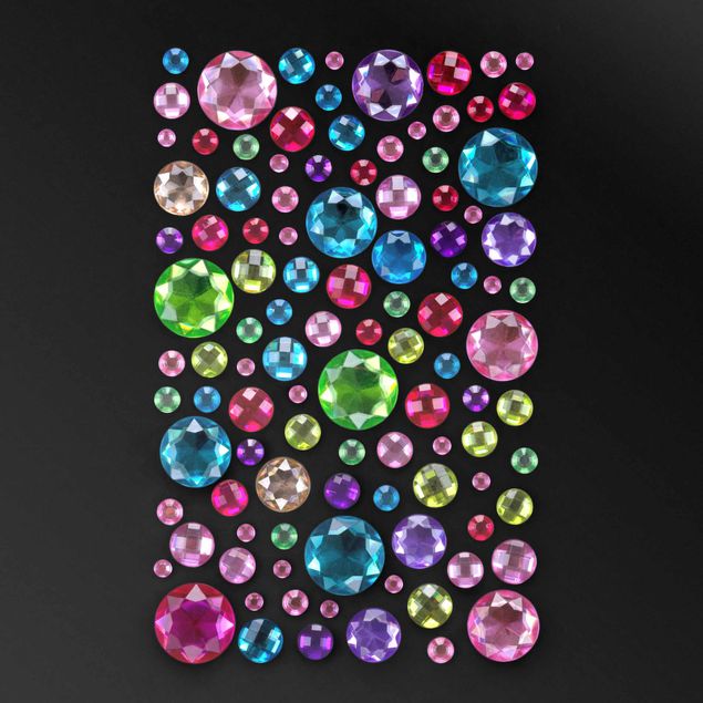 Akcesoria - 100 X Rhinestones Set - Crystal Colored