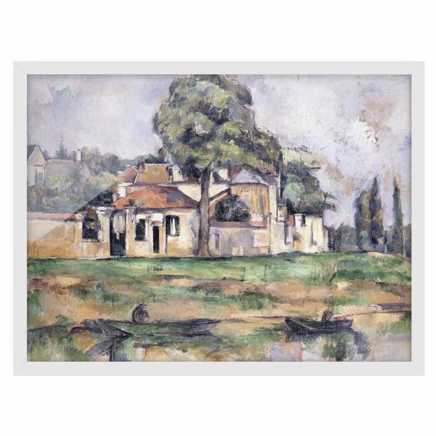Postimpresjonizm obrazy Paul Cézanne - Brzegi Marny