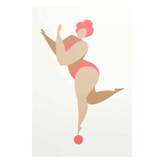 Obrazy nowoczesny Miss Dance Pink