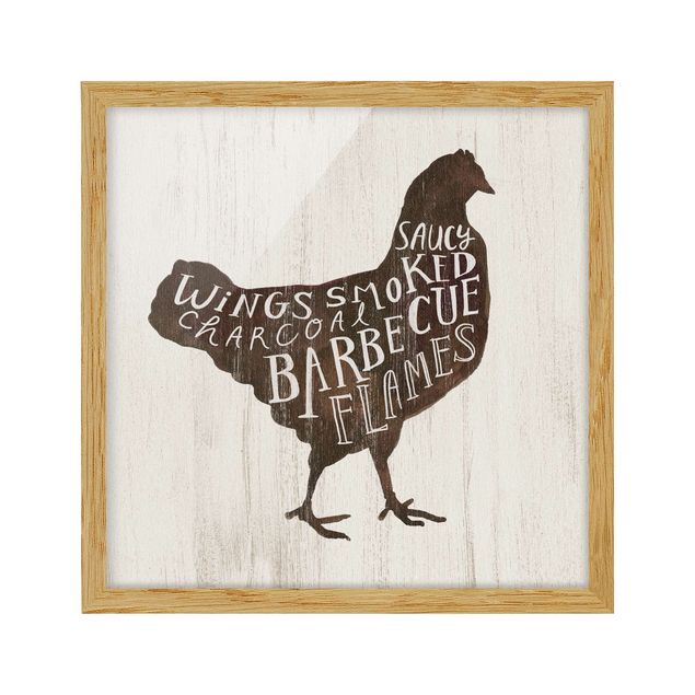 Obrazy nowoczesne Gospodarstwo BBQ - kurczak