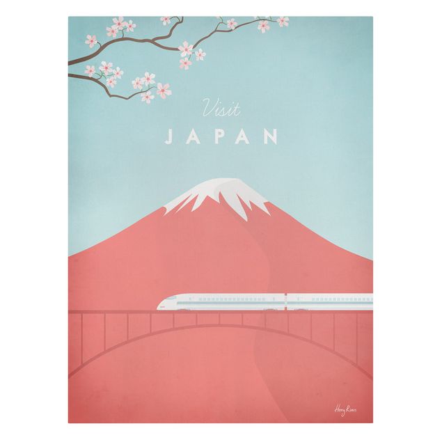 Obrazy vintage Plakat podróżniczy - Japonia