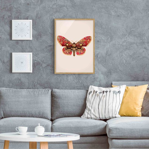 Obrazy w ramie do korytarzu Vintage Moth