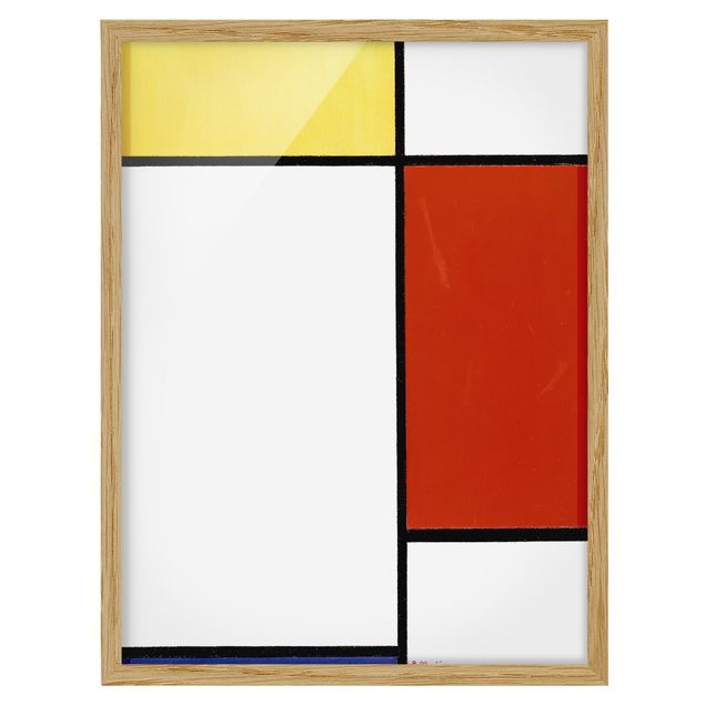 Obrazy w ramie krajobraz Piet Mondrian - Kompozycja I