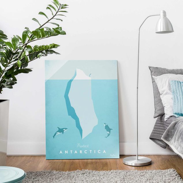 Obrazy z rybami Plakat podróżniczy - Antarktyda