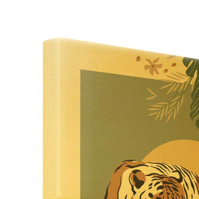 Obrazy drukowane na płótnie Zwierzęta safari - Tygrys