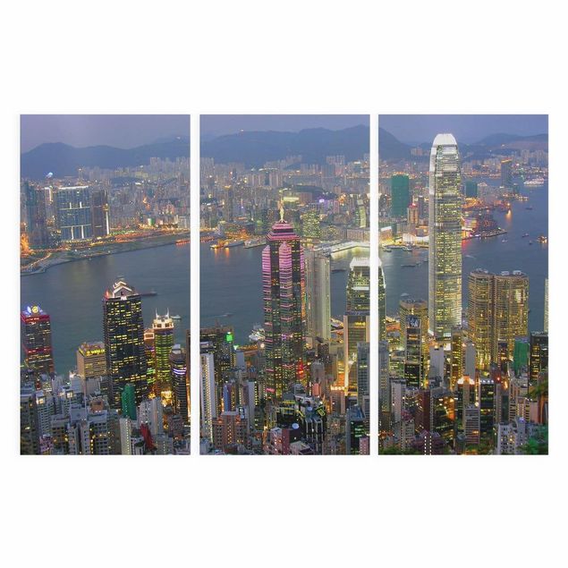 Architektura obrazy Skala nieba Hongkongu