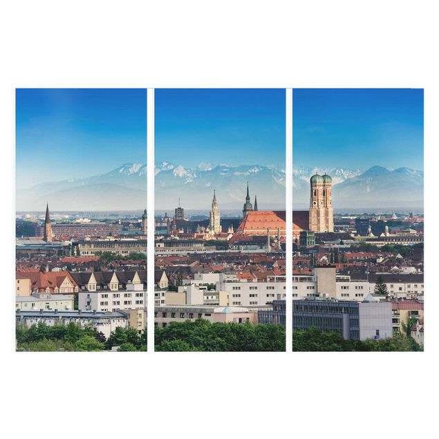 Obraz niebieski Monachium