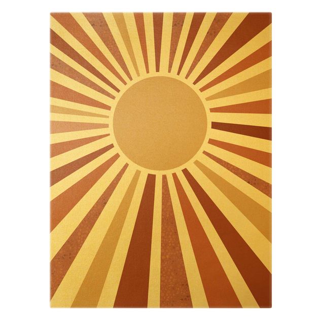 Obrazy na ścianę Złote promienie słońca