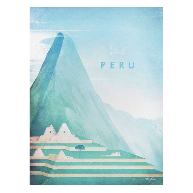Obrazy na ścianę krajobrazy Plakat podróżniczy - Peru