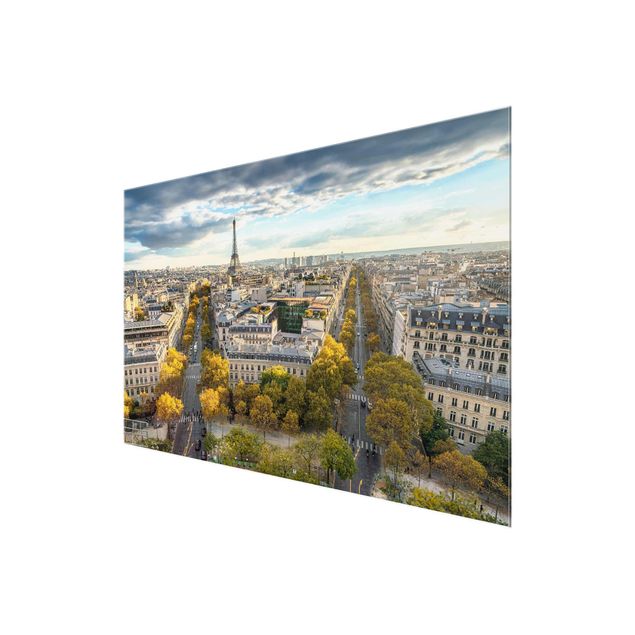 Obrazy na szkle krajobraz Miły dzień w Paryżu