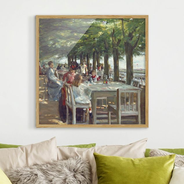 Obrazy impresjonizm Max Liebermann - Taras restauracji Jacob