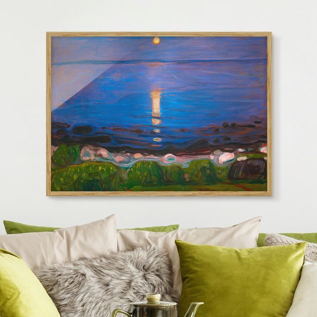 Ekspresjonizm obrazy Edvard Munch - Letnia noc nad morzem